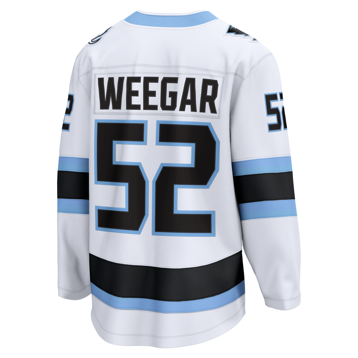 Utah Mammoth Fanatics Away Breakaway Jersey - White - MacKenzie Weegar - Mens