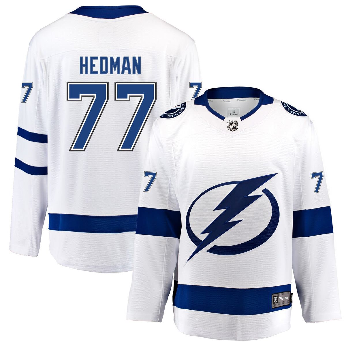 Tampa Bay Lightning Fanatics Away Breakaway Jersey - Victor Hedman - Mens