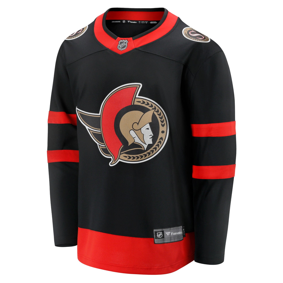Ottawa Senators Fanatics Breakaway Jersey Home - Black - Mens