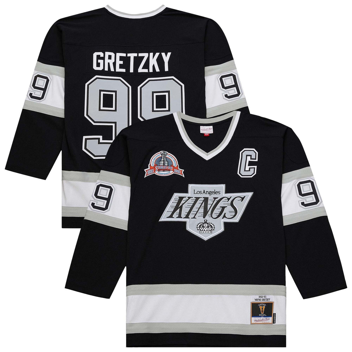 Los Angeles Kings Power Play Dark Jersey by Mitchell & Ness - Mens