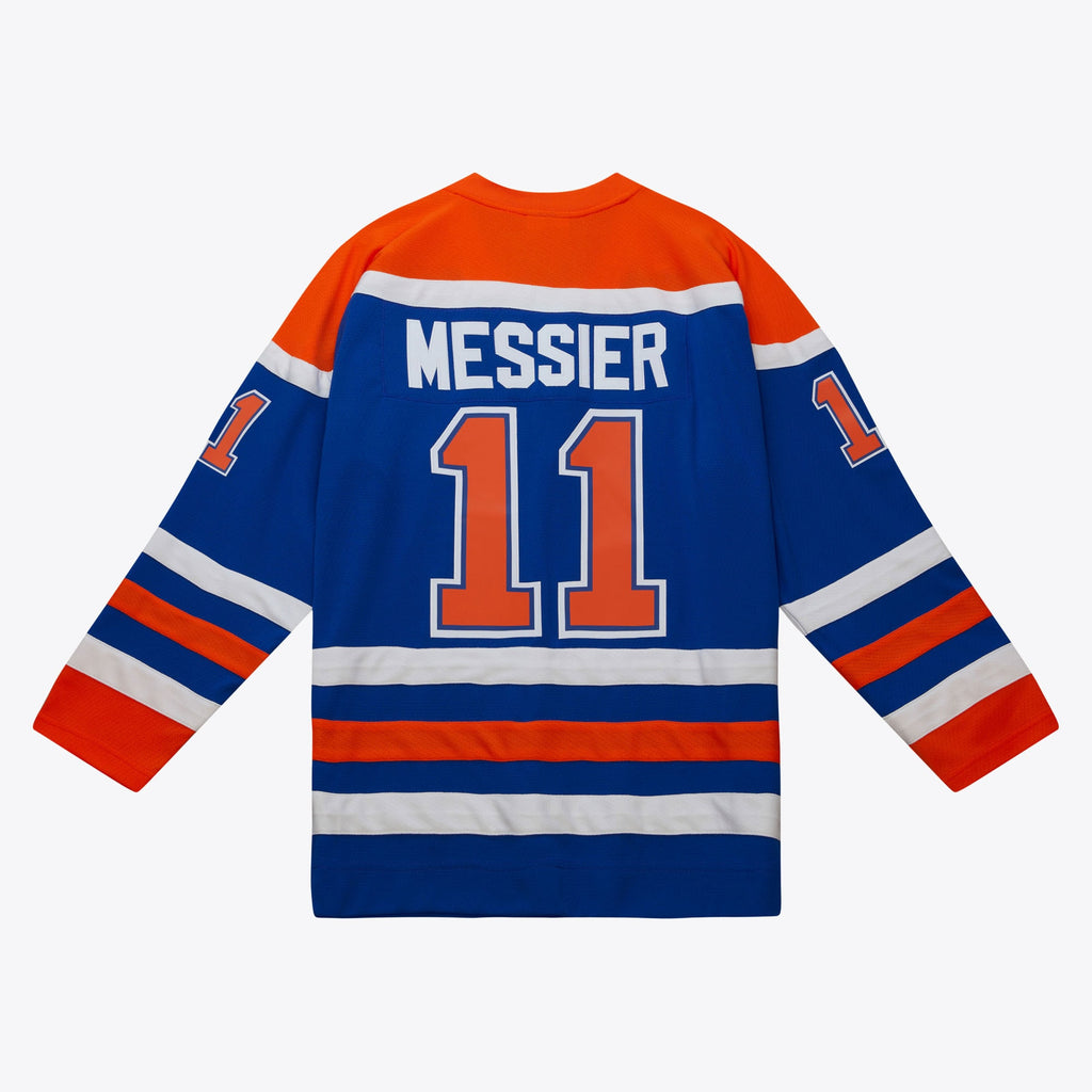 Edmonton Oilers Mitchell & Ness Blue Line Jersey Mark Messier 1986