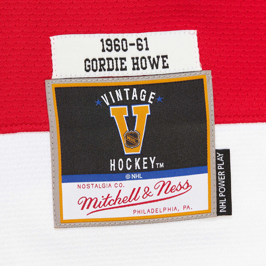 Men's Gordie Howe Red Detroit Red Wings 1960-61 Power Play Jersey
