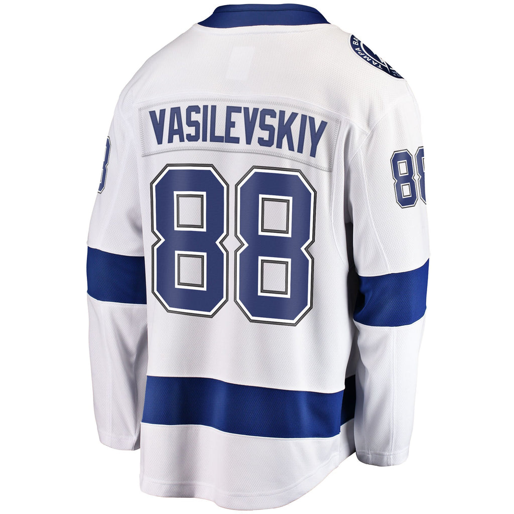 Tampa Bay Lightning Fanatics Away Breakaway Jersey - Andrei Vasilevskiy - Mens