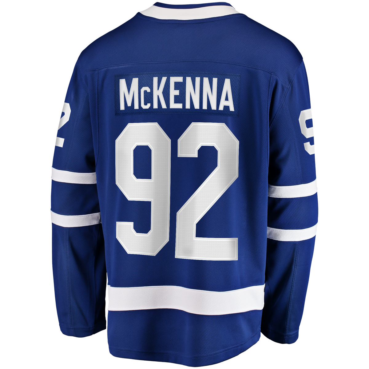 Toronto Maple Leafs Fanatics Home Breakaway Jersey - Blue - Gavin McKenna - Mens
