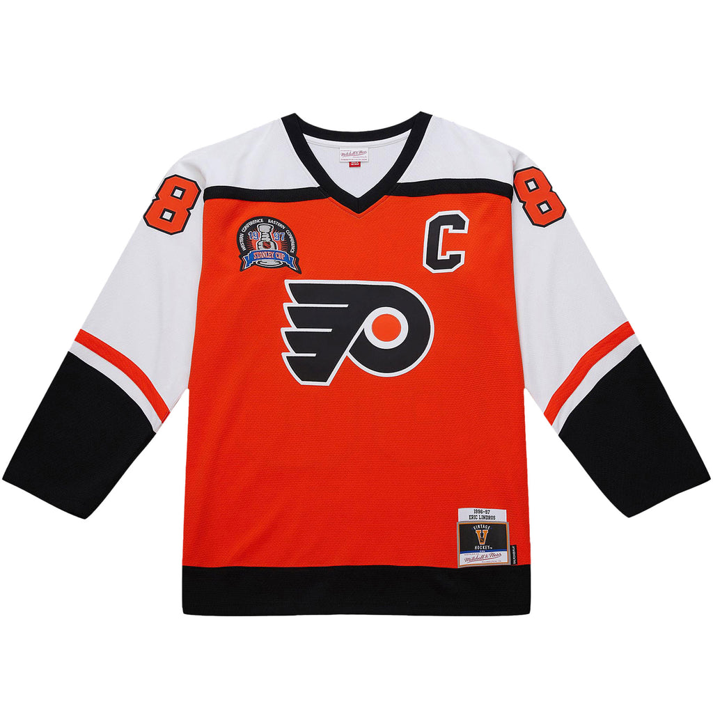 Men's Eric Lindros Orange Philadelphia Flyers 1996-97 Power Play Jersey