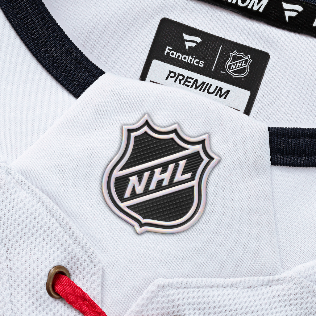 Florida Panthers Fanatics Away Premium Jersey - White - Matthew Tkachuk - Mens