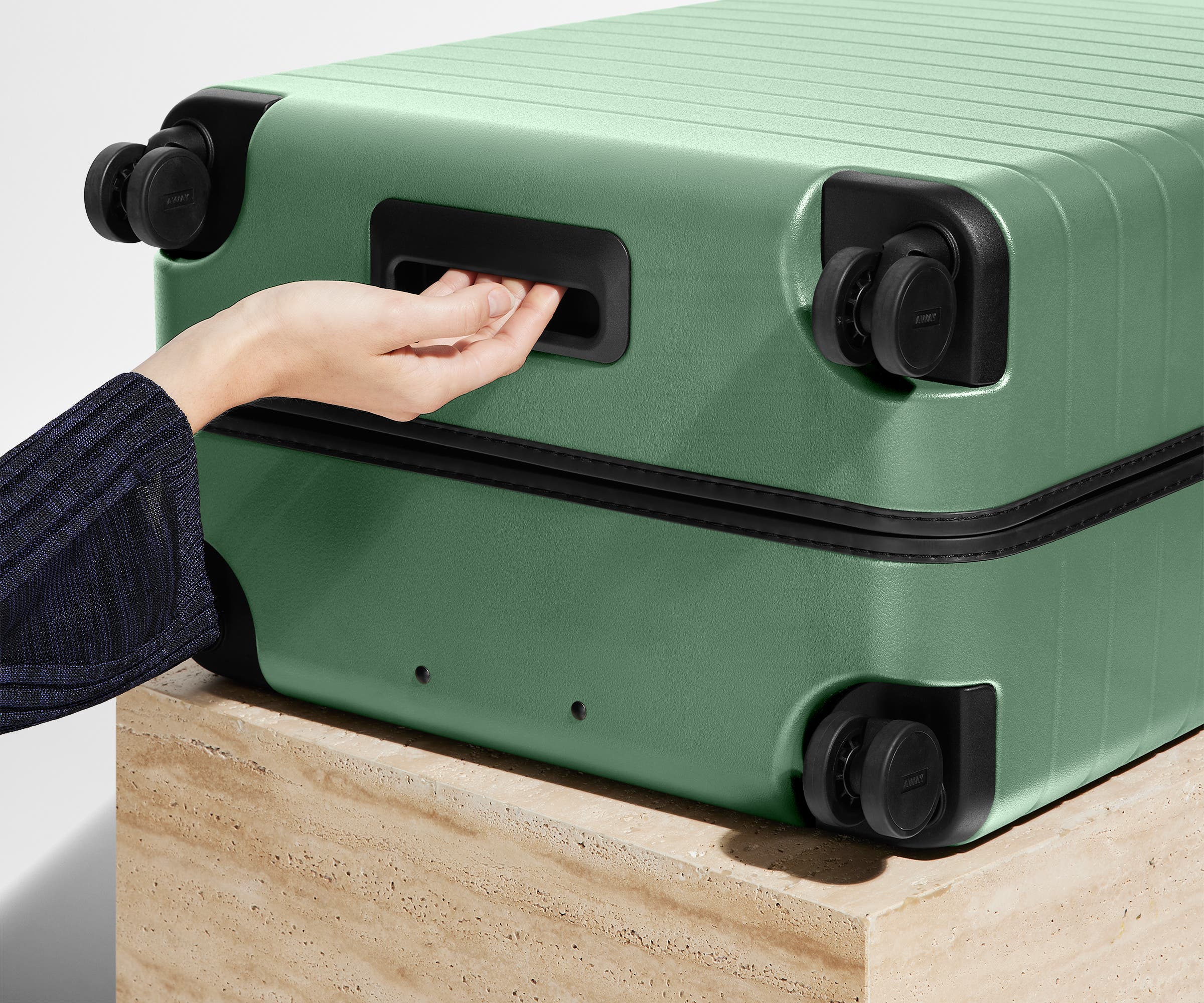 Away The Large Suitcase - Sea Green