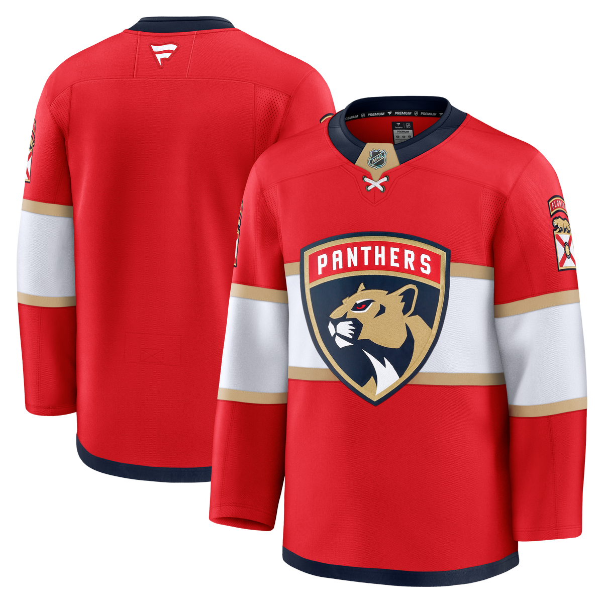 Florida Panthers Home Premium Jersey - Mens - Red