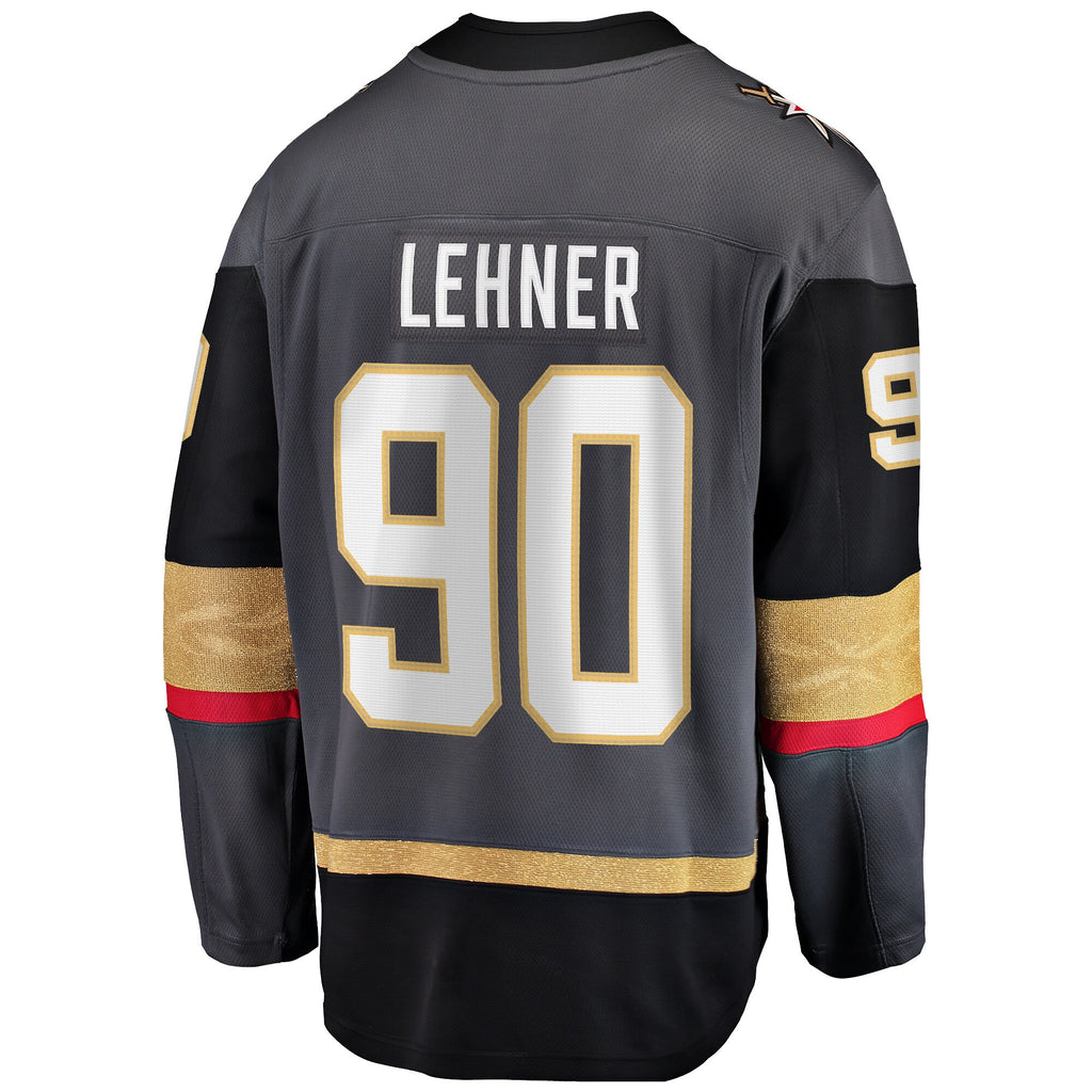 Vegas Golden Knights Fanatics Home Breakaway Jersey - Black - Robin Lehner - Mens