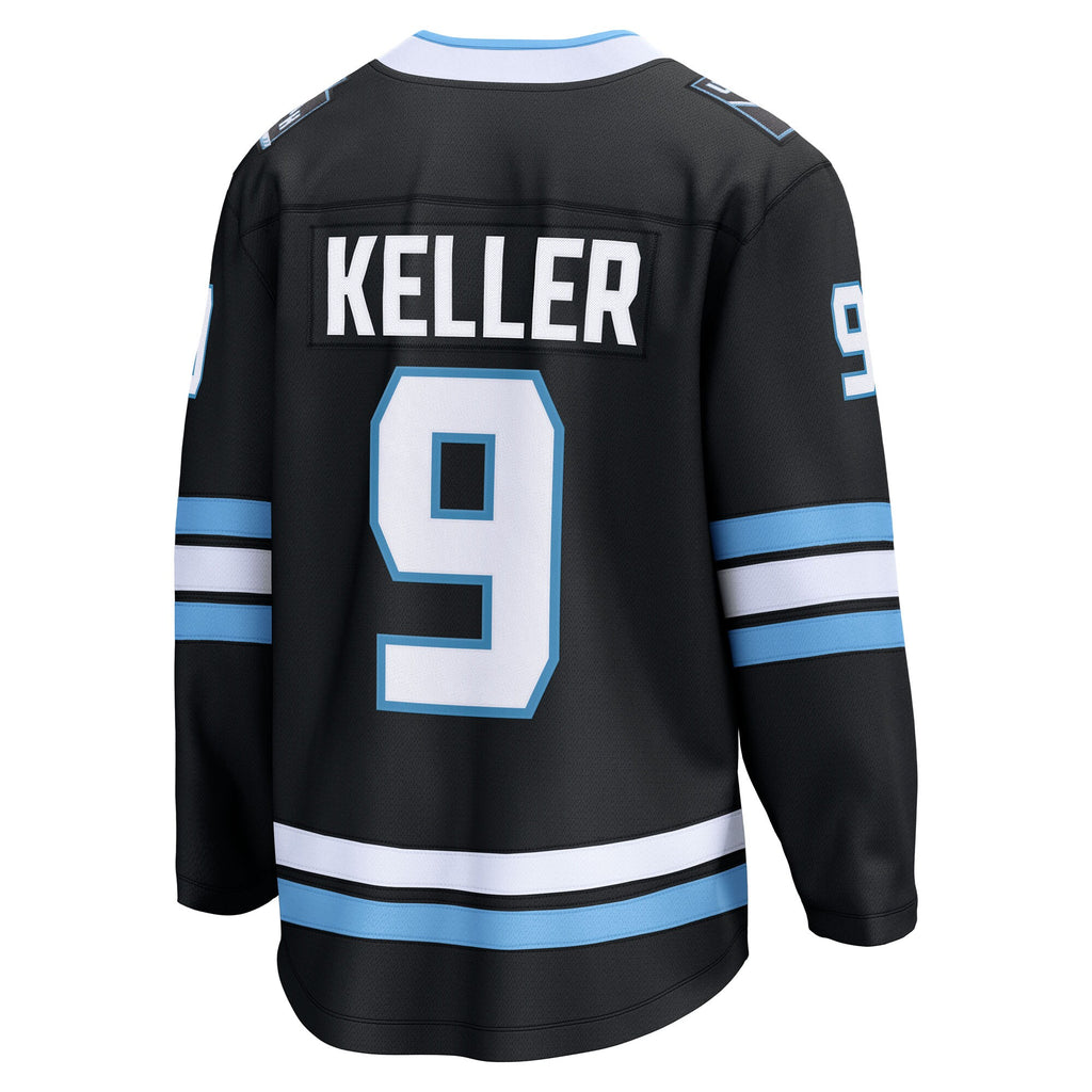 Utah Mammoth Fanatics Home Breakaway Jersey - Black - Clayton Keller- Mens