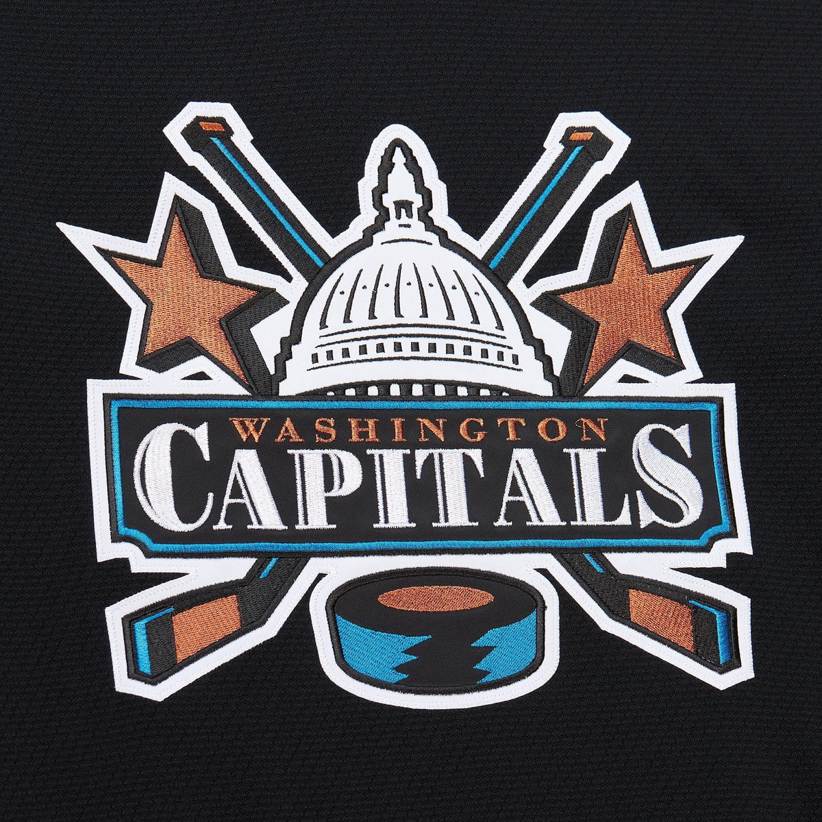Men's Mitchell & Ness Alexander Ovechkin Black Washington Capitals 2005/06 Power Play Jersey