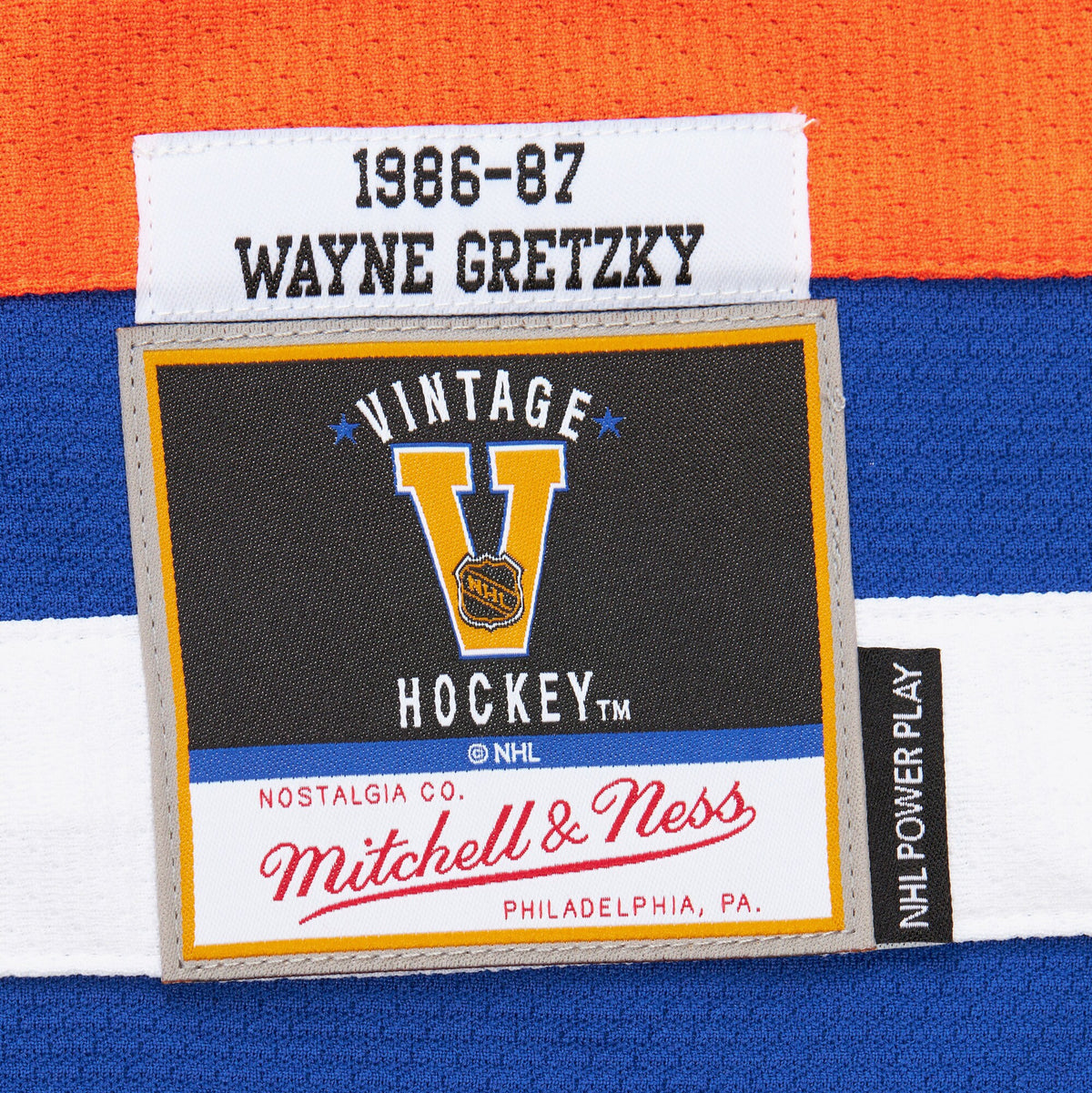 Edmonton Oilers Mitchell & Ness Power Play Jersey 1986 Wayne Gretzky