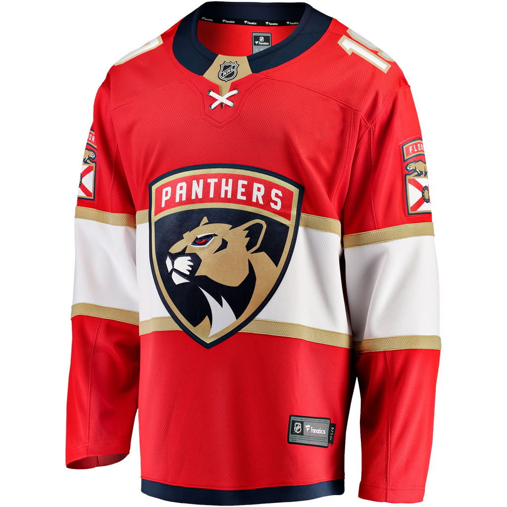Florida Panthers Fanatics Home Breakaway Jersey - Red - Matthew Tkachuk - Mens