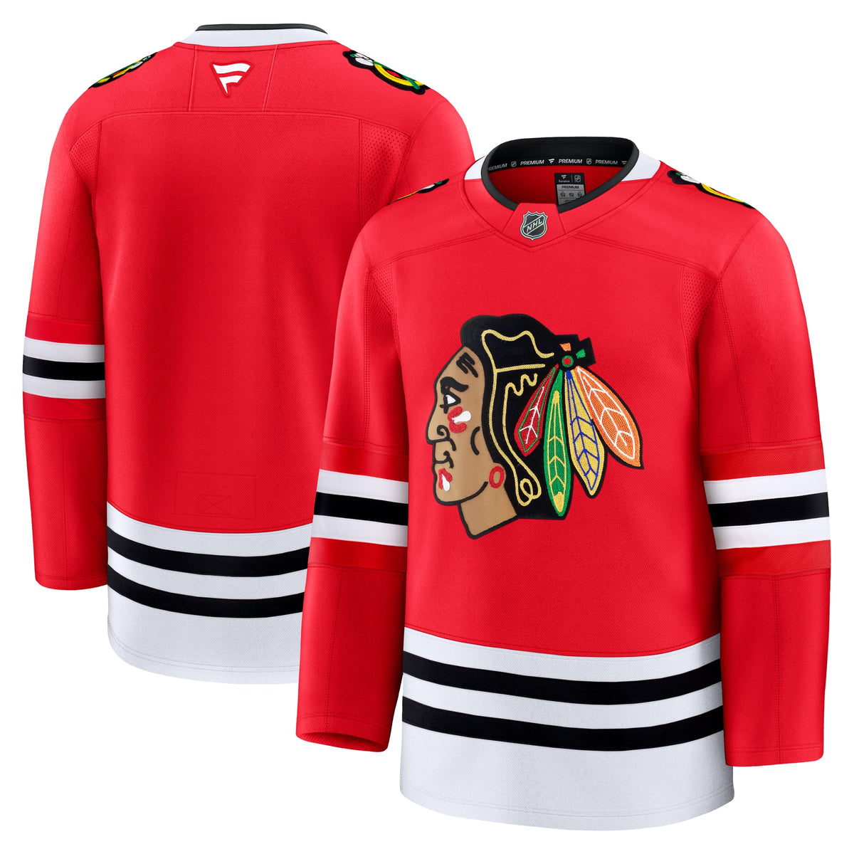 Chicago Blackhawks Fanatics Branded Home Premium Jersey - Mens - Red