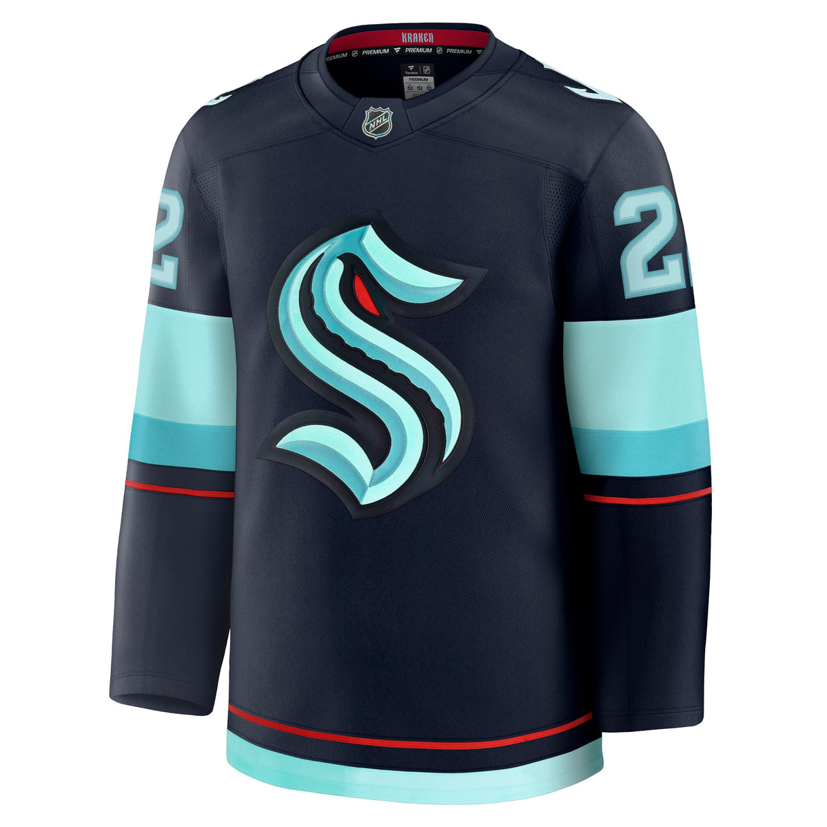 Seattle Kraken Fanatics Branded Home Premium Jersey - Deep Sea Blue - Oliver Bjorkstrand - Mens
