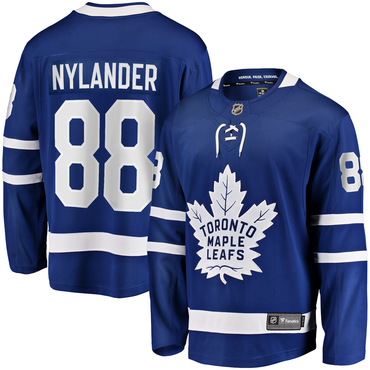 Toronto Maple Leafs Fanatics Home Breakaway Jersey - Blue - William Nylander - Mens