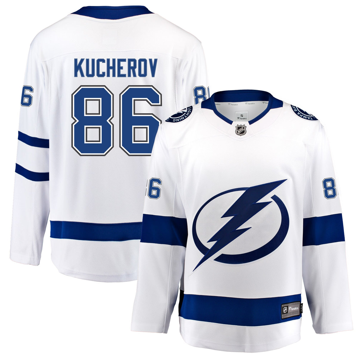 Tampa Bay Lightning Fanatics Away Breakaway Jersey - Nikita Kucherov - Mens