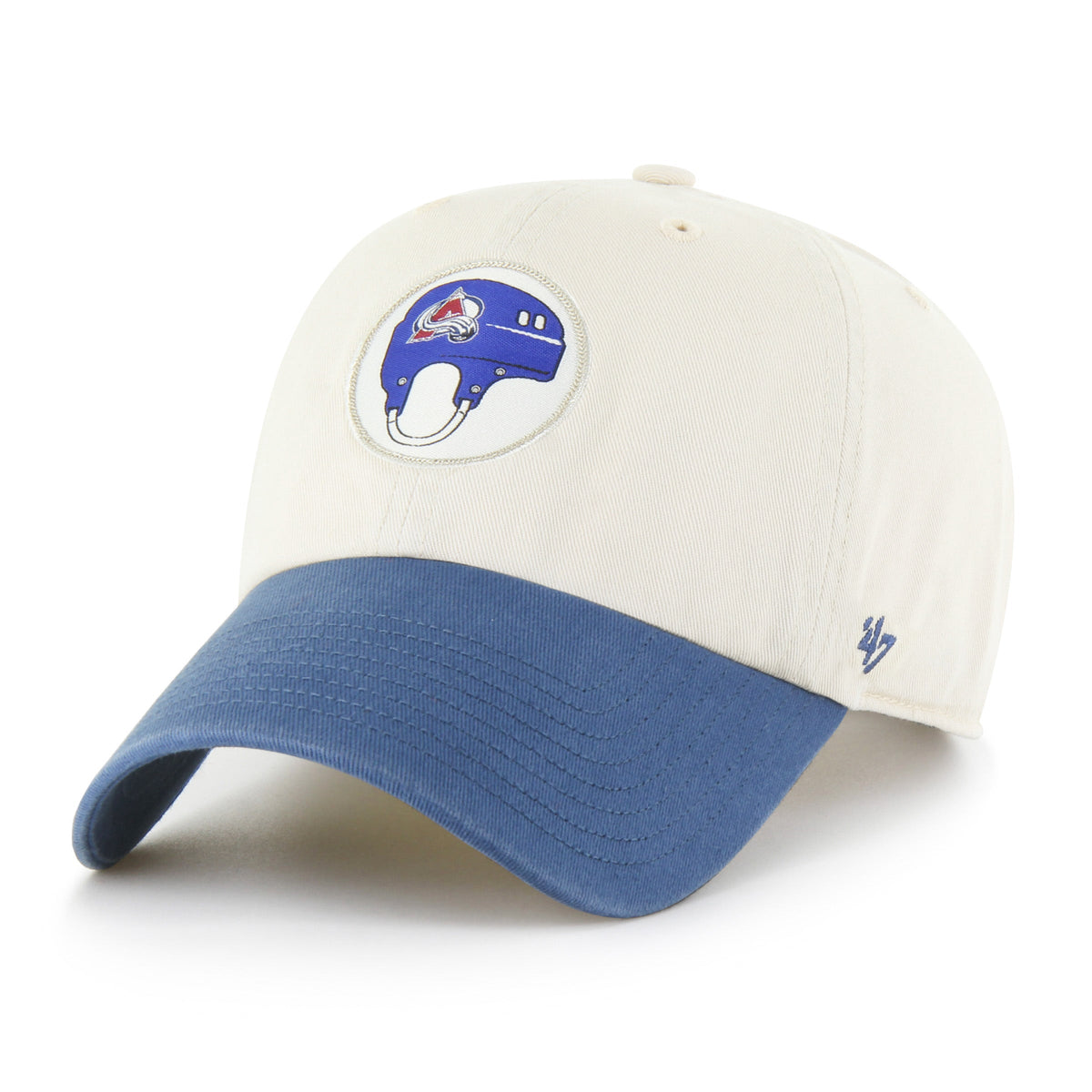 COLORADO AVALANCHE HARD HAT TWO TONE '47 CLEAN UP