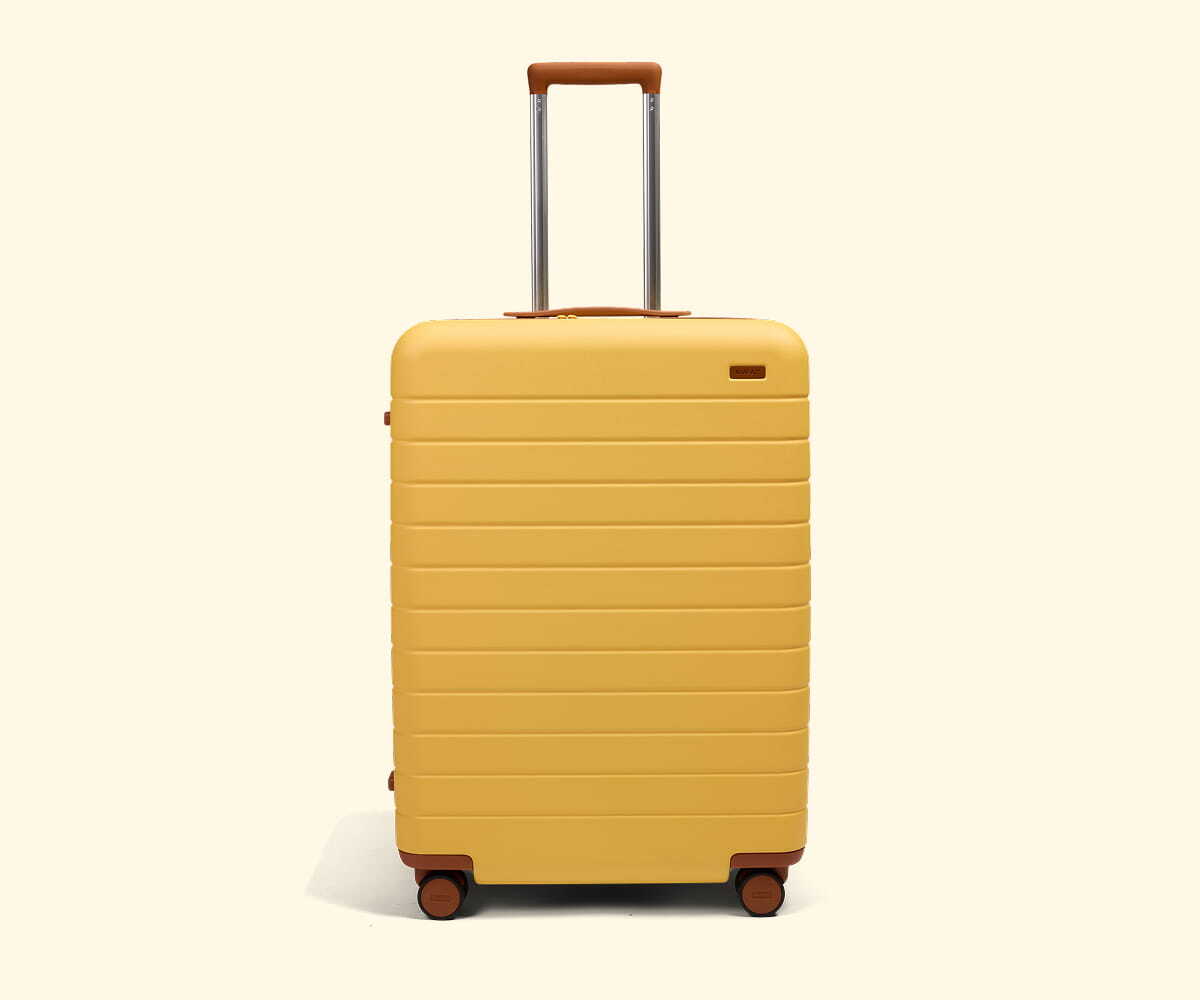 Away The Medium Luggage Tag - Woody Yellow