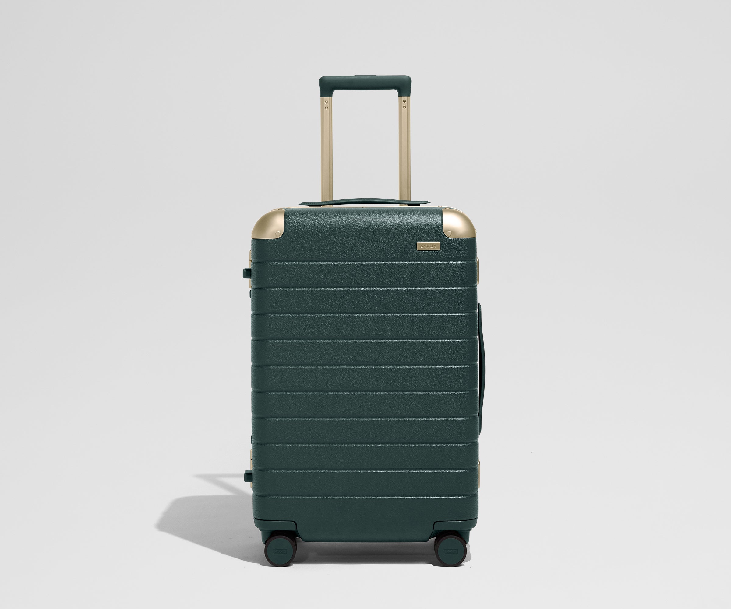 Away The Aluminum Edge Bigger Carry-On Suitcase - Ivy Green