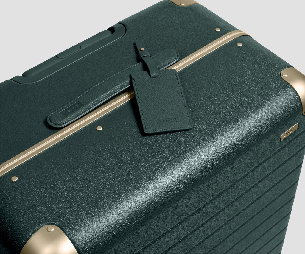 Away The Aluminum Edge Large Suitcase - Ivy Green