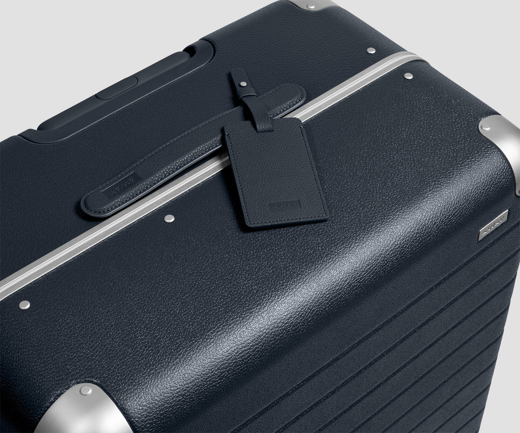 Away The Aluminum Edge Medium Suitcase - Navy Blue