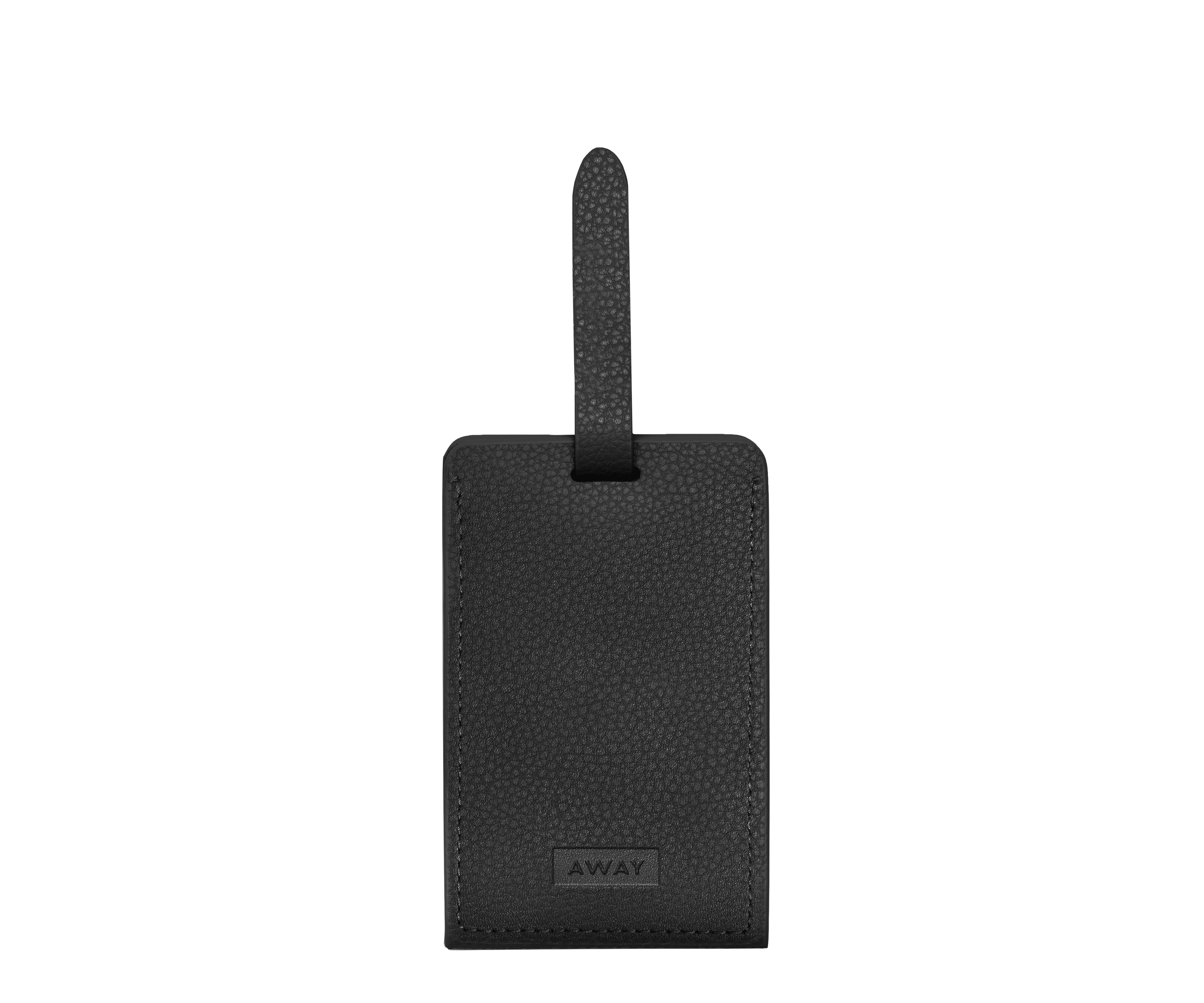 Away Aluminum Edge Tag Luggage Tag - Jet Black