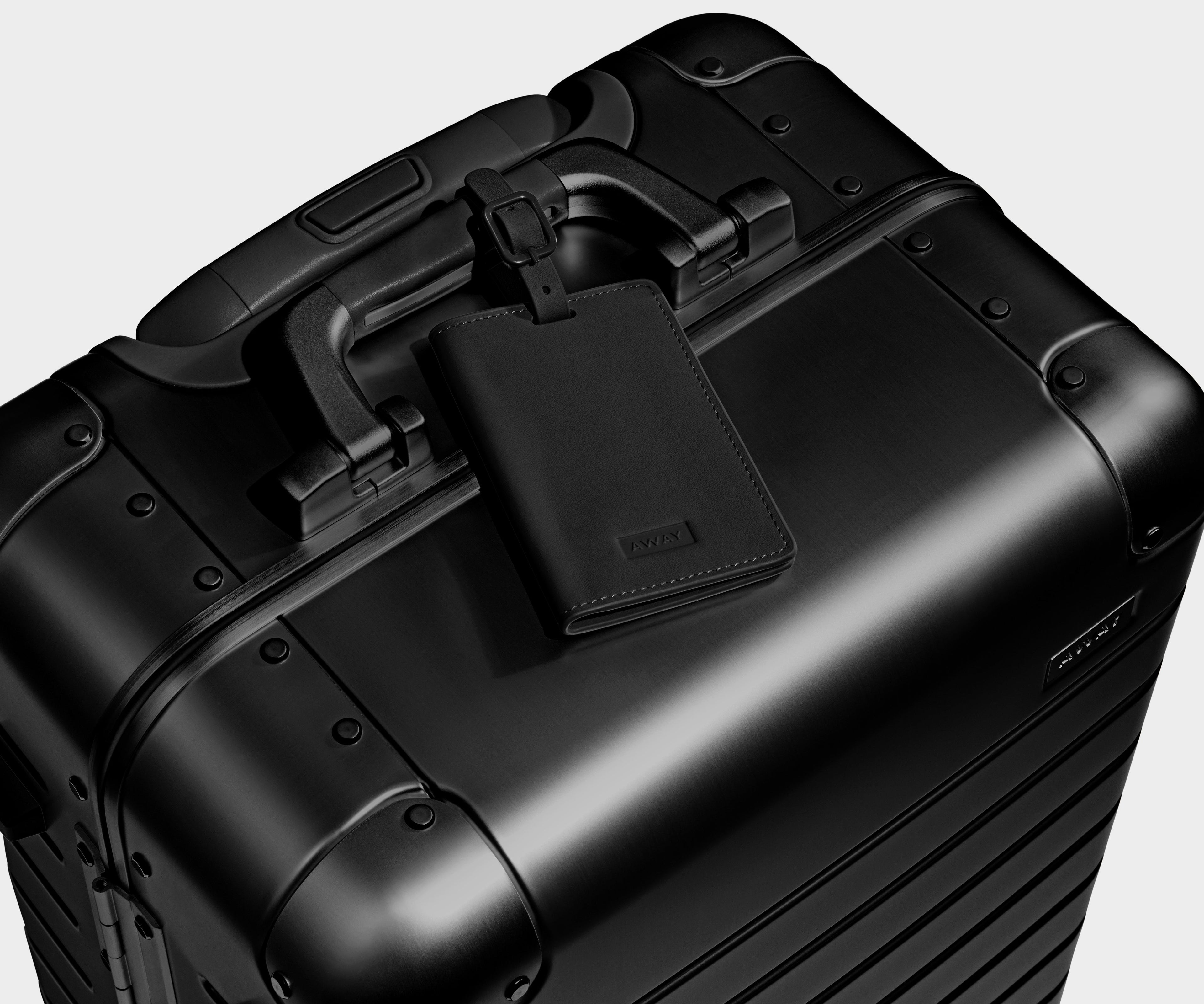 Away The Bigger Carry-On: Aluminum Edition Suitcase - Onyx Black