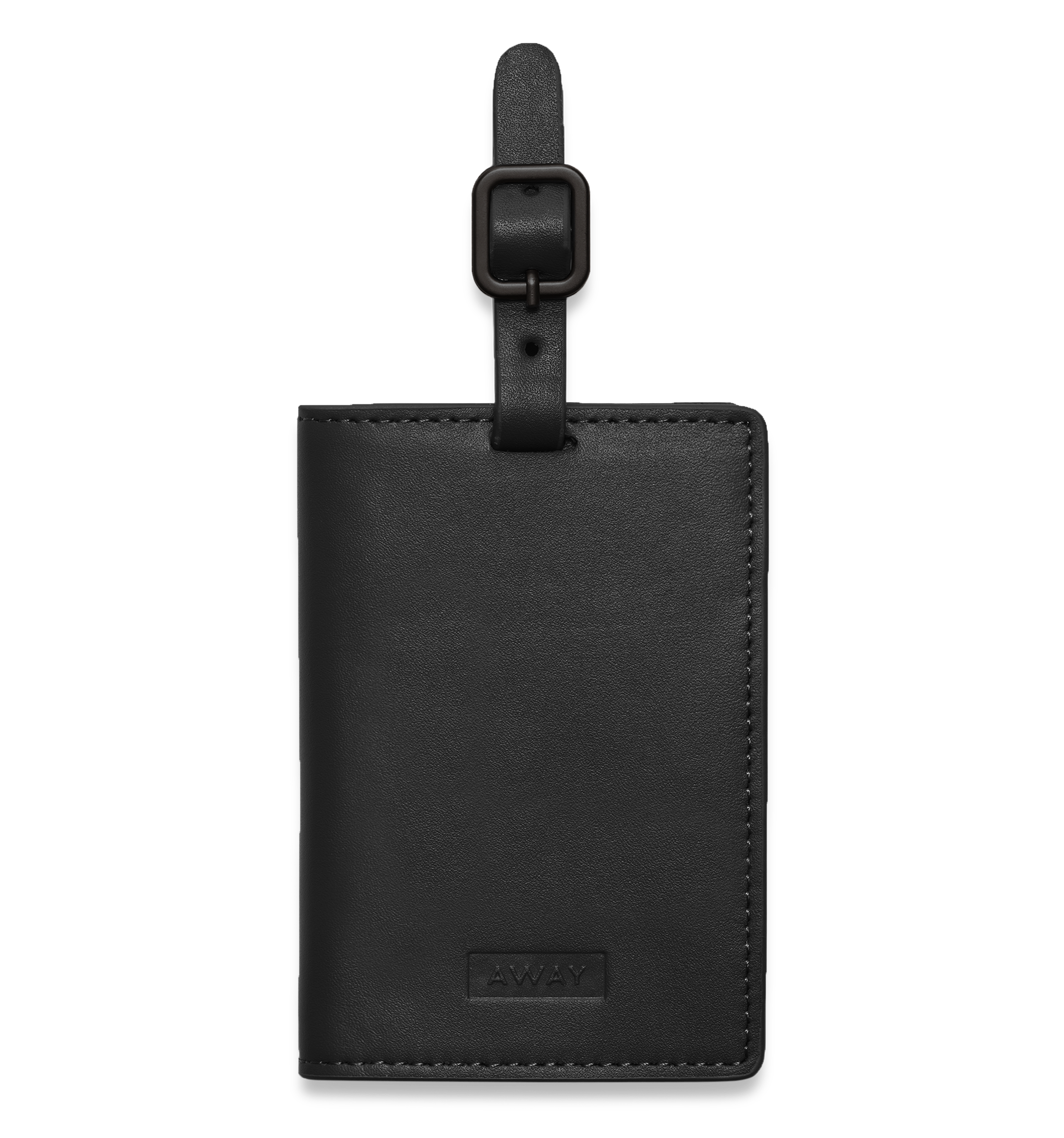 Away Aluminum Luggage Tag in Onyx Black Standard