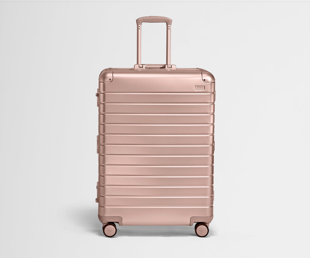 Away The Large: Aluminum Edition Suitcase - Rose Gold