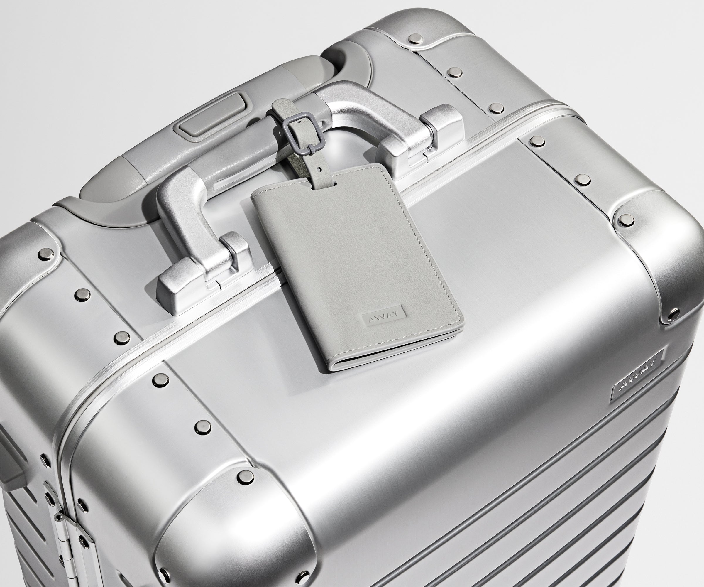 Away The Large: Aluminum Edition Suitcase - Silver