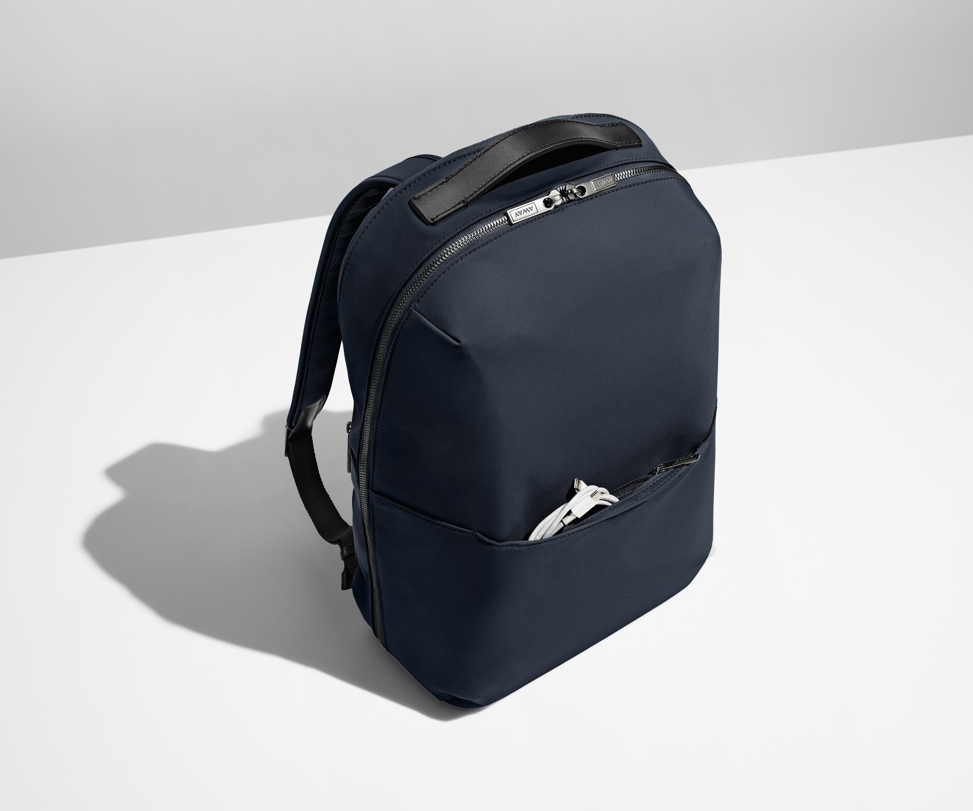 Away The Everywhere Zip Backpack in Navy Blue
