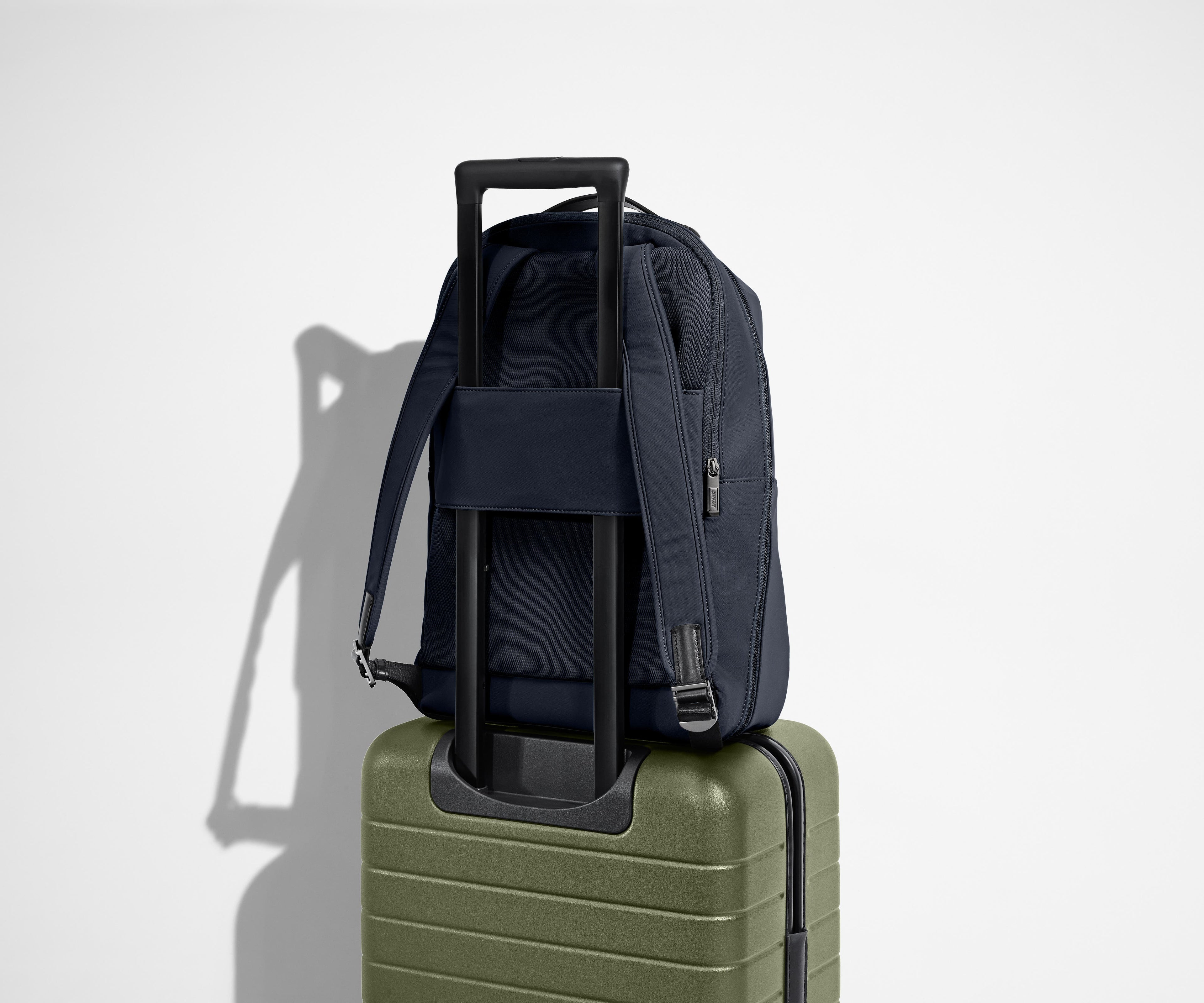 Away The Everywhere Zip Backpack in Navy Blue