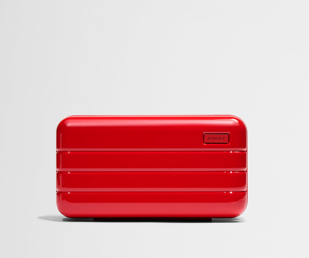 Away Travel Glasses Case Tote Bag - Cherry Red (Gloss)