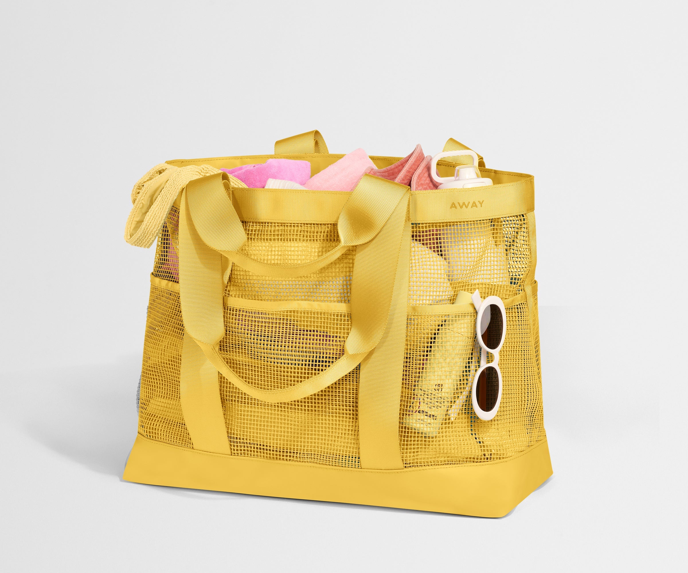 Away Beach Tote Tote Bag - Golden Hour Yellow
