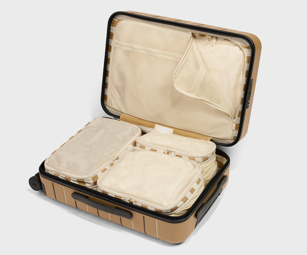 Away Compression Packing Cubes in Tide Line Stripe