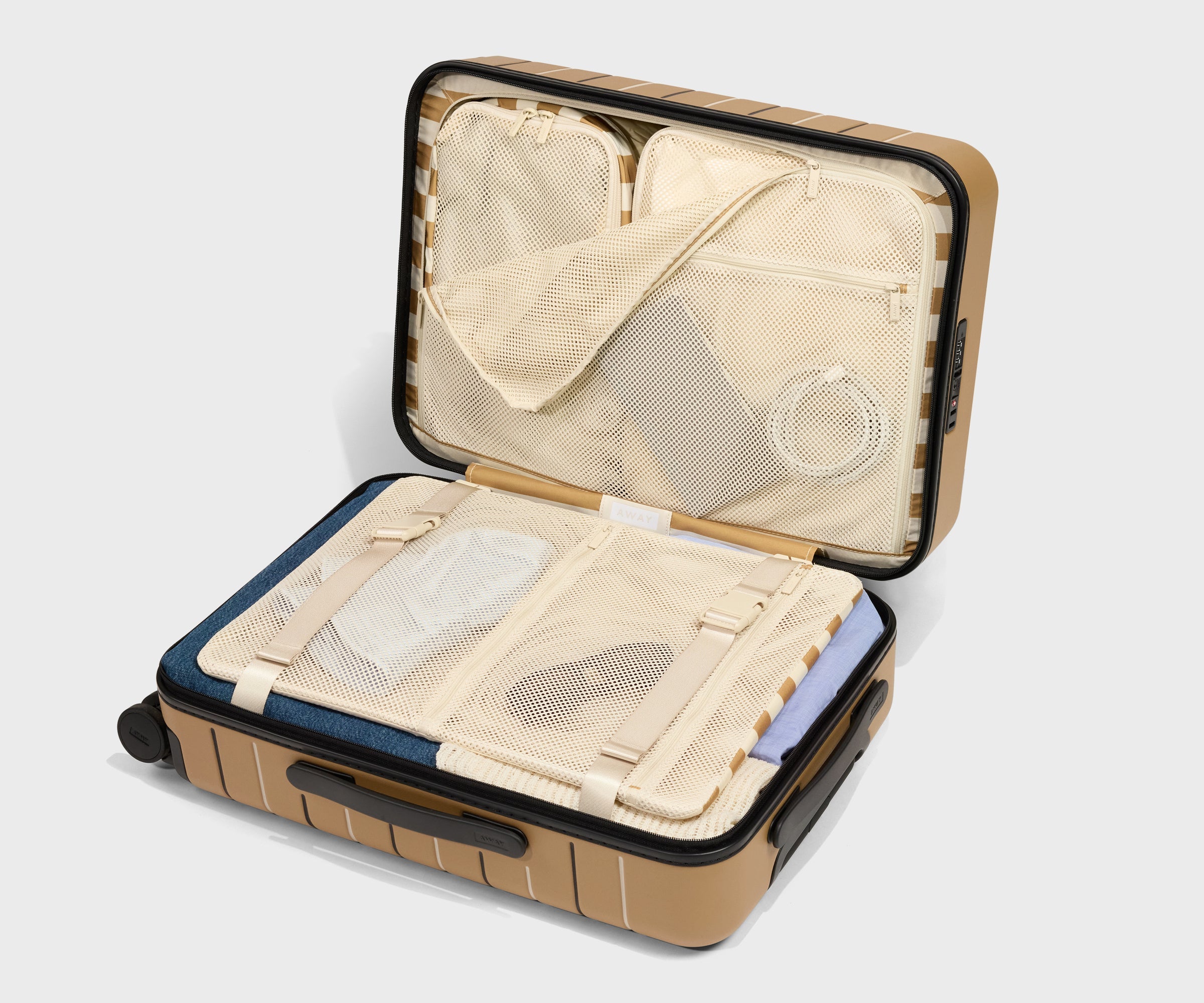 Away The Carry-On Suitcase - Tide Line Stripe