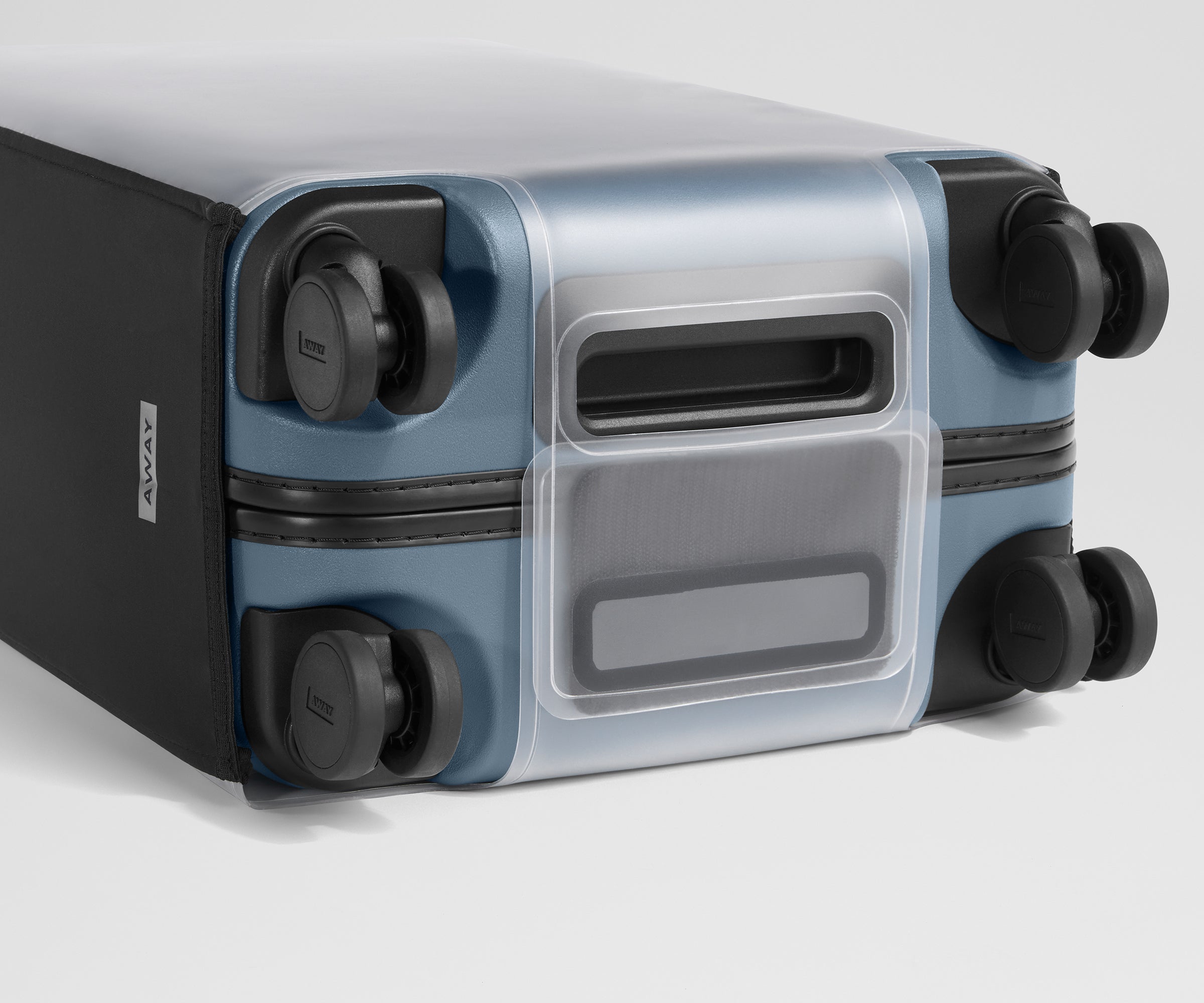 Away Clear Luggage Cover Suitcase - The Carry-On
