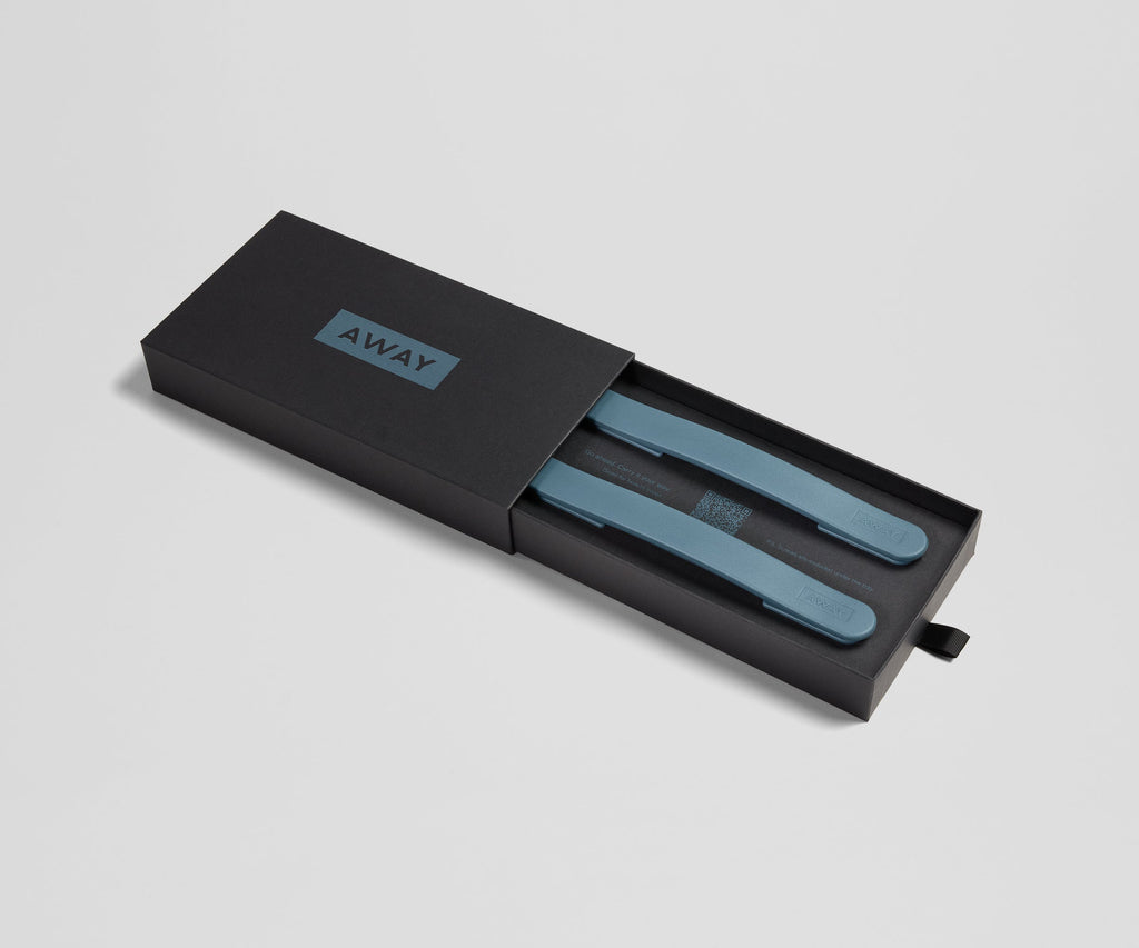 Away Custom Handle Set Suitcase - Coast Blue