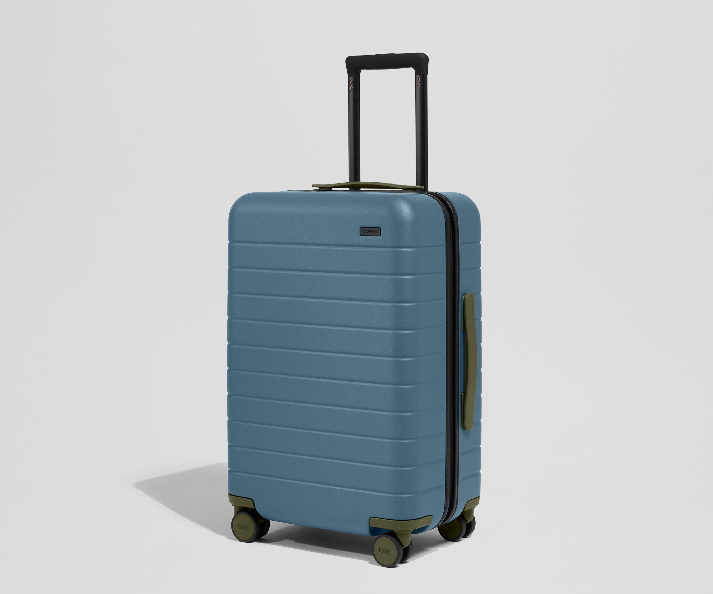 Away Custom Carry-On Wheel Set Suitcase - Olive Green