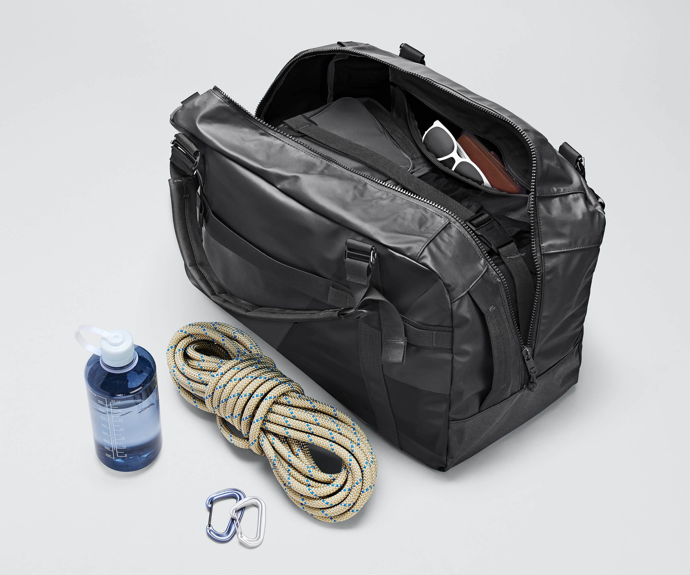 Away Active Duffle 55L Backpack - Jet Black