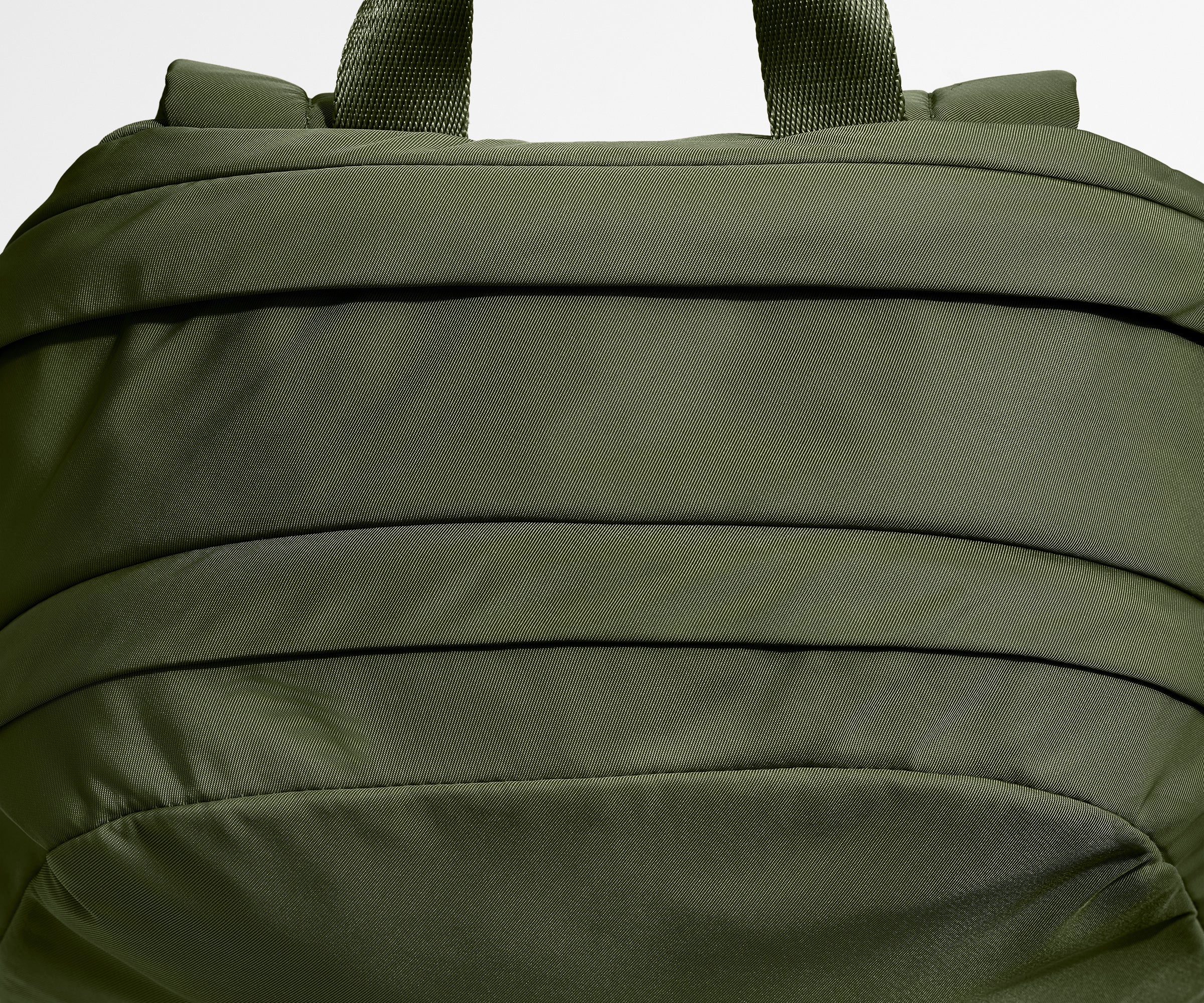 Away Large Featherlight Backpack in Olive Green