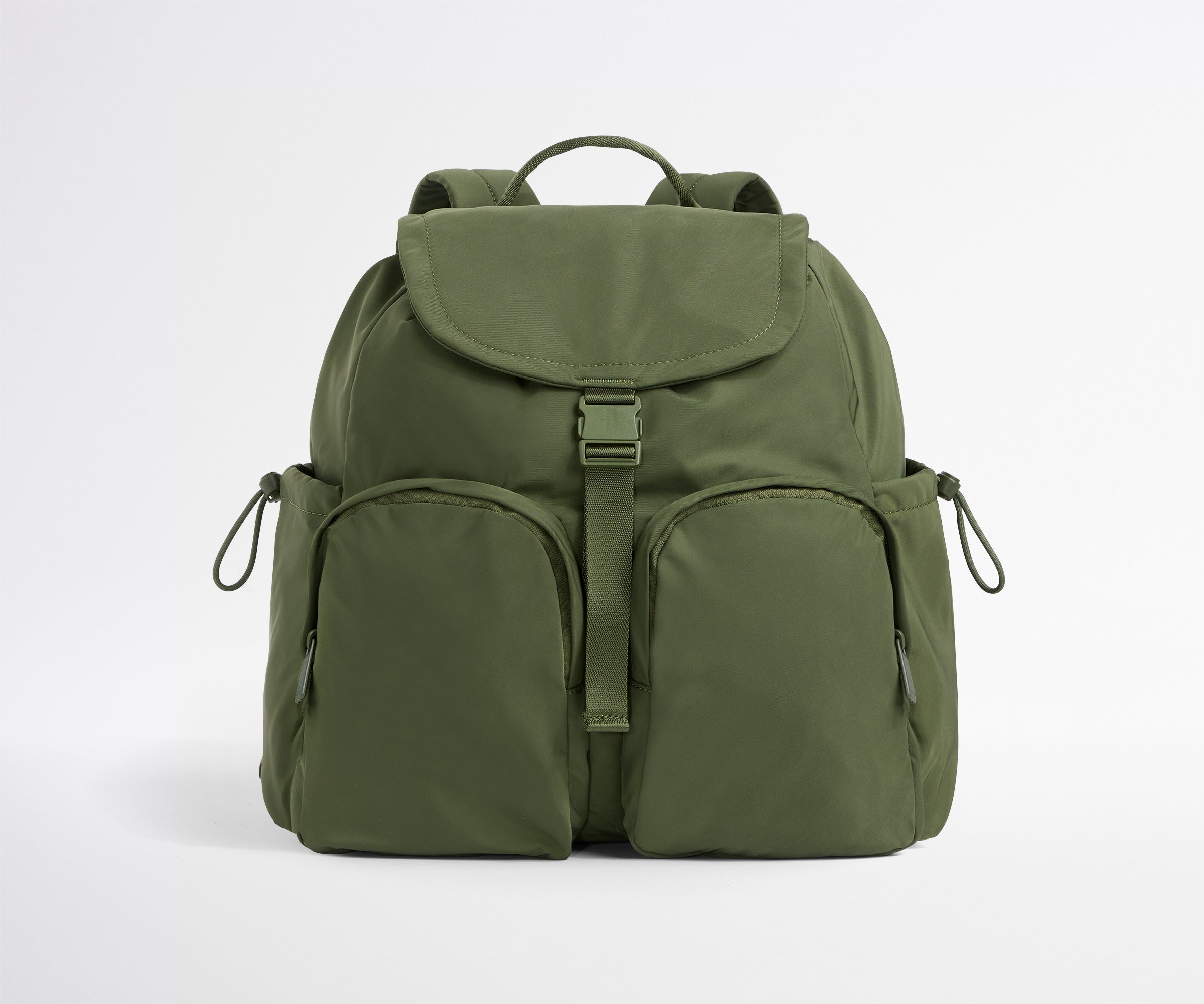 Away Featherlight Cargo Backpack in Olive Green