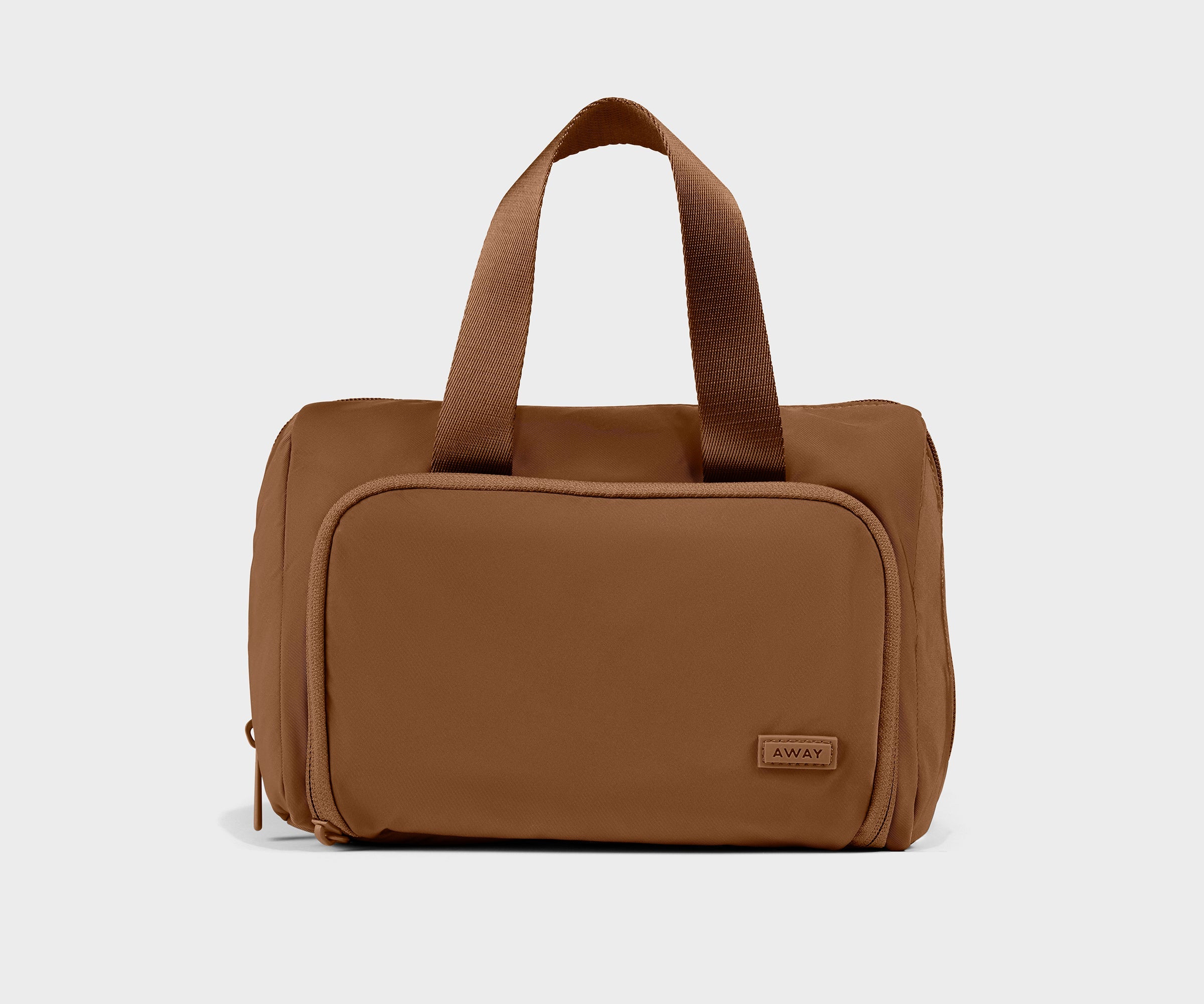 Away Featherlight Daily Cosmetic Case Toiletry Bag - Amaro Brown