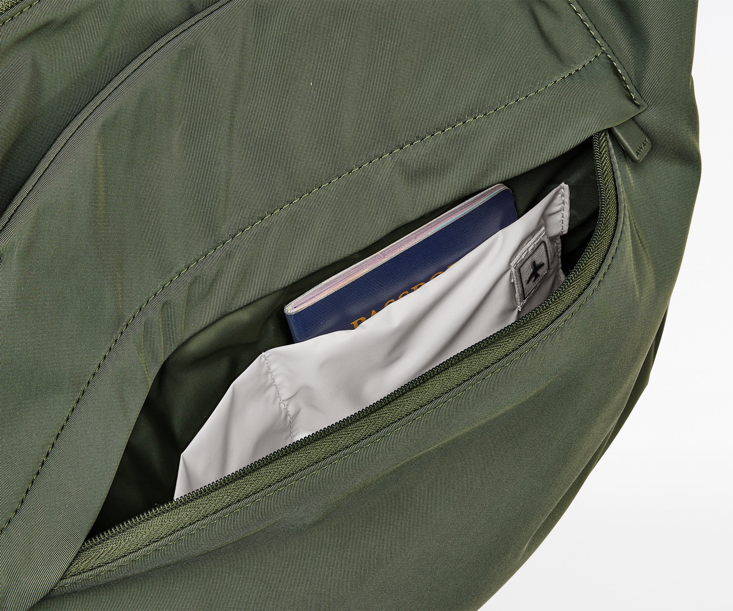 Away Featherlight Tote Tote Bag - Olive Green