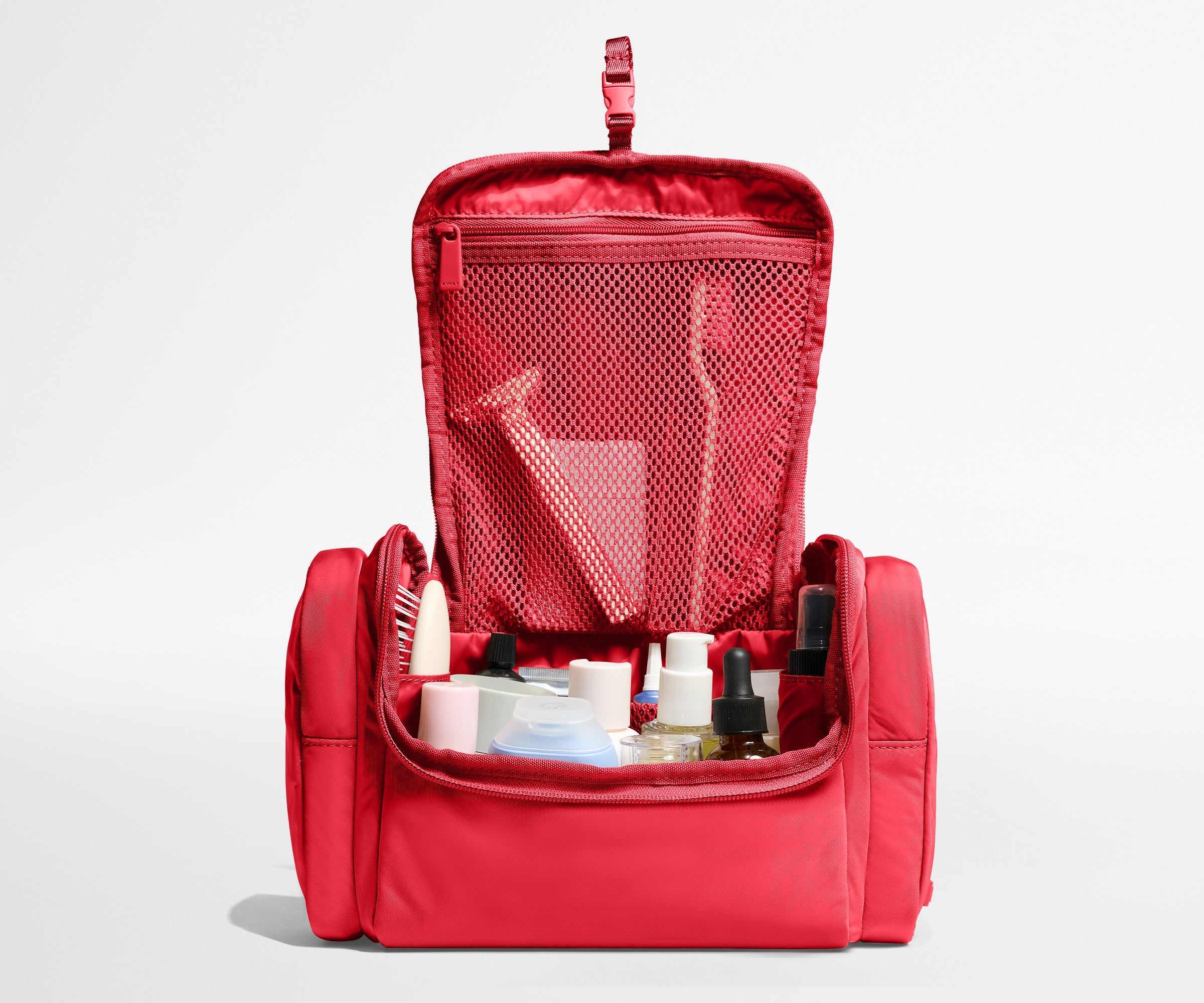 Away Featherlight Hanging Travel Vanity Travel Accessory - Cherry Red