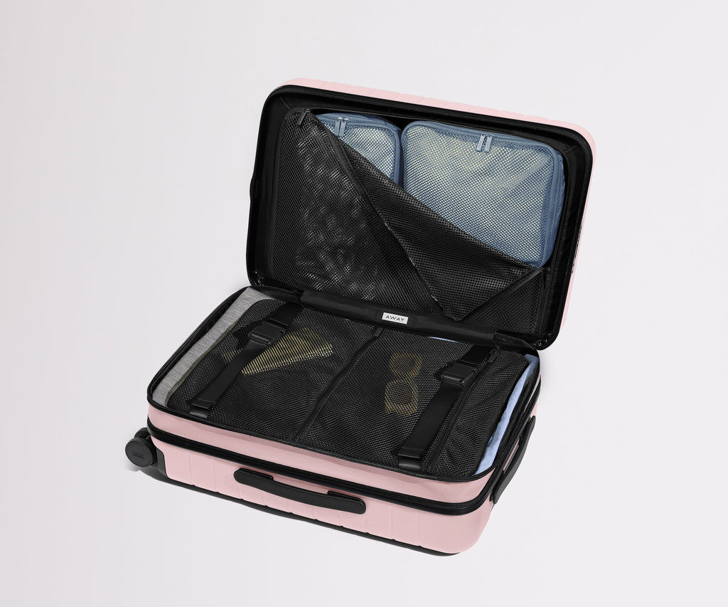 Away The Bigger Carry-On Flex Suitcase - Blush Pink
