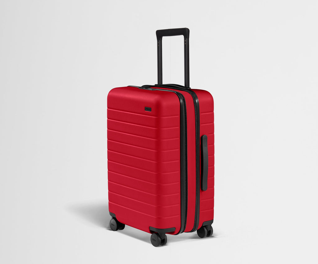 Away The Bigger Carry-On Flex Suitcase - Cherry Red