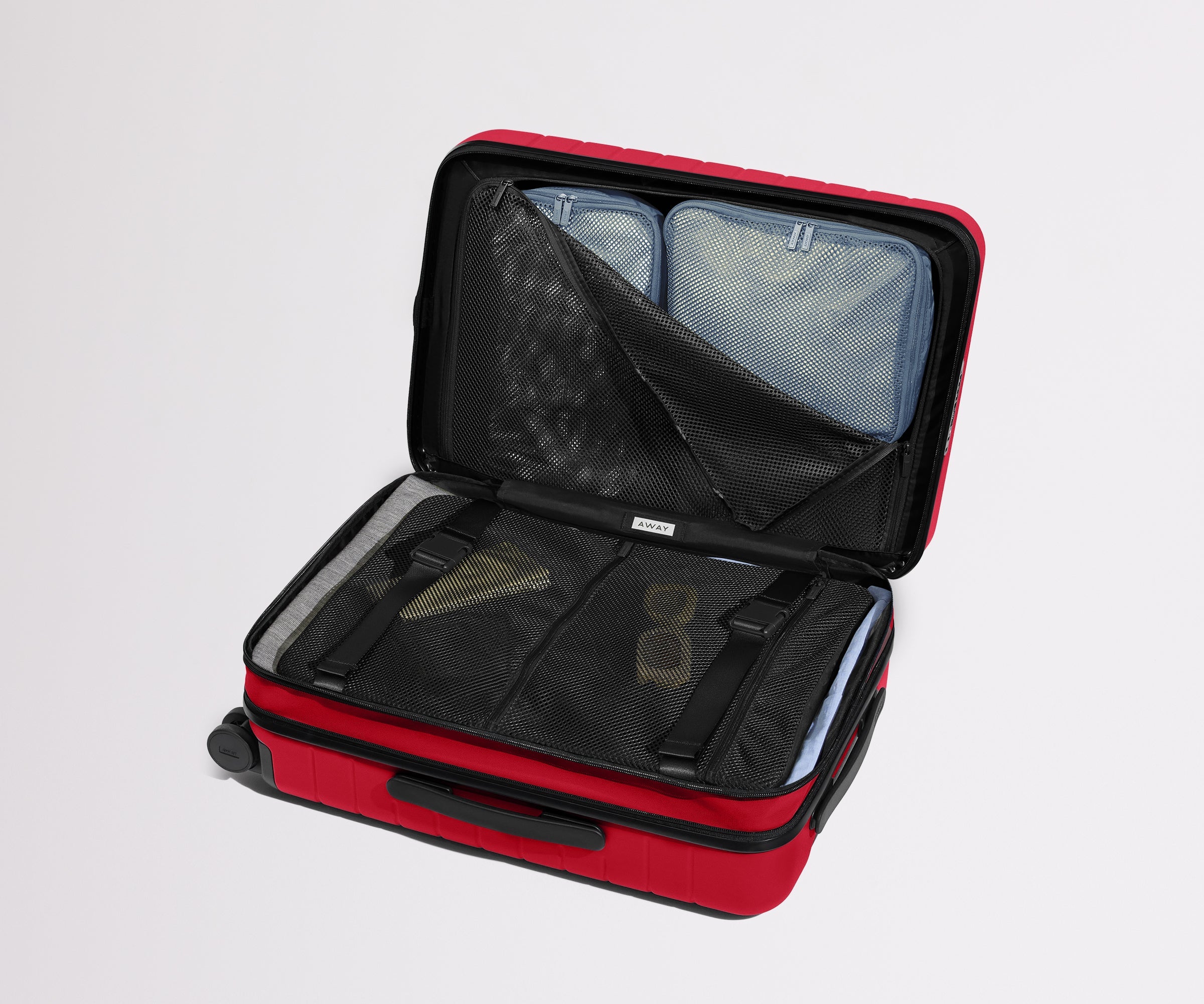 Away The Bigger Carry-On Flex Suitcase - Cherry Red