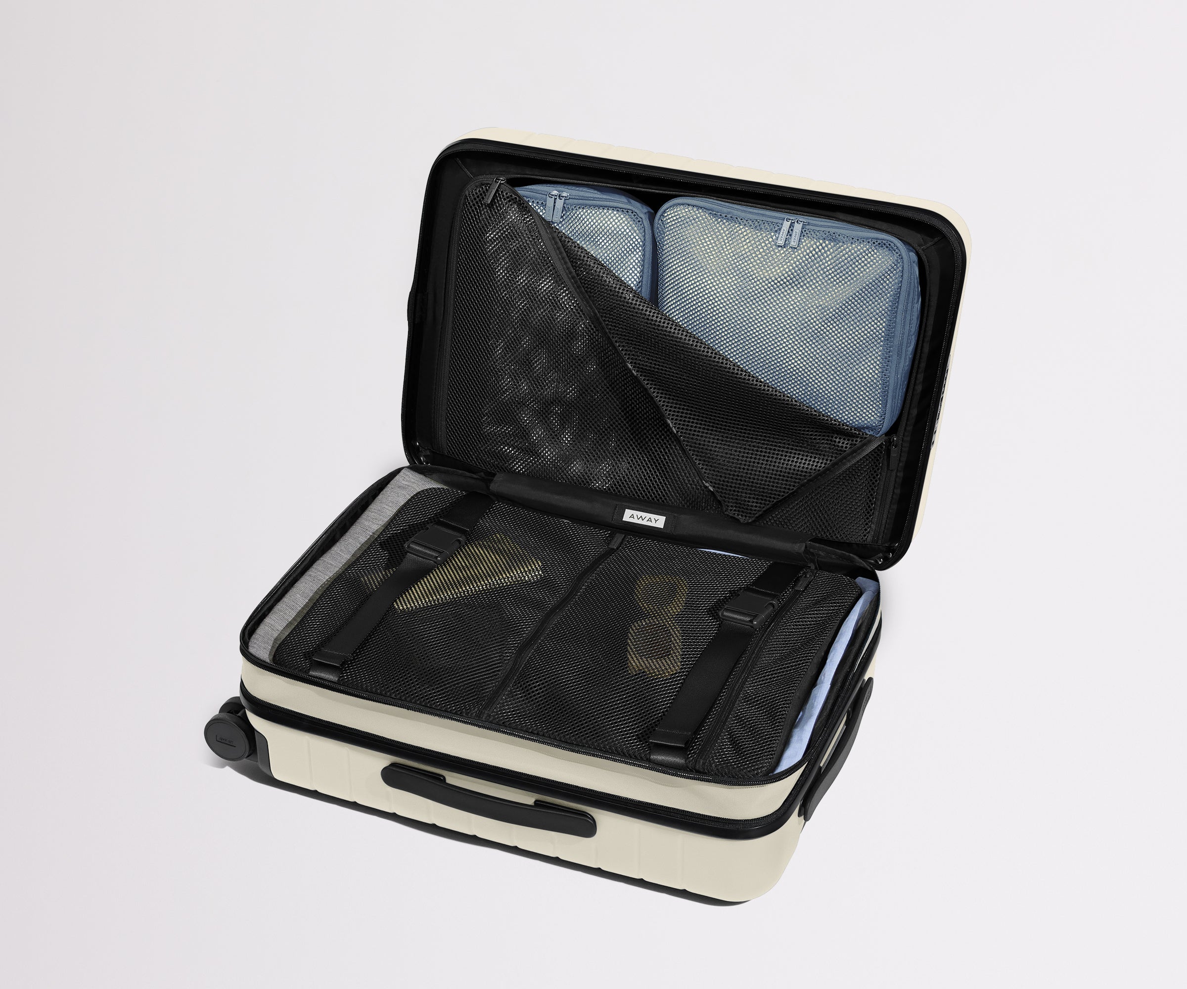 Away The Bigger Carry-On Flex Suitcase - Salt White